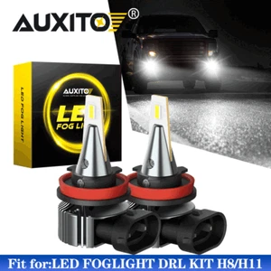 AUXITO H16 H8 H11 LED Fog Light for Car Truck Van 6000K Xenon White 4000LM I9-A - Picture 1 of 12