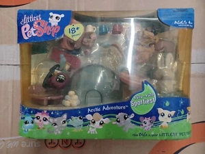 NEU Littlest Pet Shop Arctic Adventure 676 Pinguin 677 Eisbär 678 Schäferhund - Bild 1 von 5