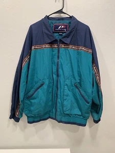 Miami Dolphins Football Windbreaker Mens Large Vintage - Picture 1 of 15