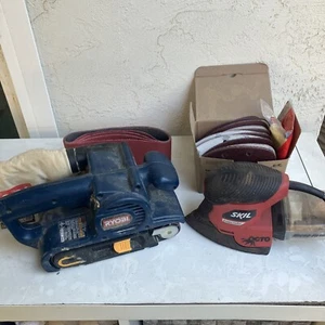 Ryobi 5 Amp 120volt Electric/Corded Belt Sander 3 New Belts - Picture 1 of 7