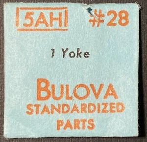 Bulova #28 Yoke 5AH Wristwatch Parts Watch Repairs - Picture 1 of 1