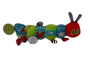 Eric Carle The Hungry Caterpillar Developmental Sensory Rattle Teethe On Go Clip - Picture 1 of 8