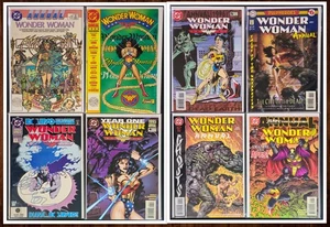 🔥Lot of 8 Wonder Woman Annuals #1 2 3 4 5 6 7 8 All High Grade DC Comics U-8 - Picture 1 of 3