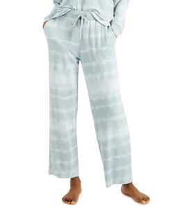 Pantalones de pijama Alfani súper suaves de felpa francesa de pierna ancha, creados para Macy's talla 2X - Imagen 1 de 3