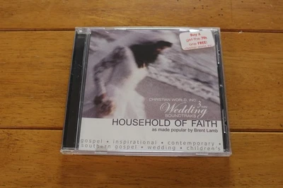 Компакт-диск Christian World 3-Key Accompaniment Wedding Household of Faith Brent Lamb - Изображение 1 из 2