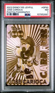 2023 Disney 100 Joyful Jose Carioca Photolithography Gold /100 #GP92 PSA 7 NM - Picture 1 of 2