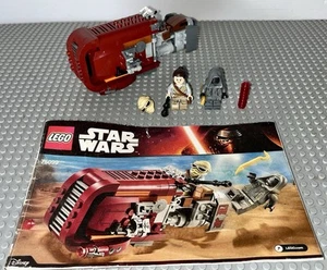 Lego 75099 Star Wars Rey's Speeder Set Minifigures Manual - Picture 1 of 5