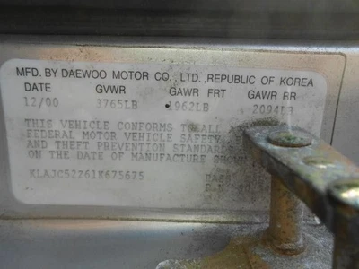 Alternator Fits 98-02 NUBIRA 460651 - Image 1 of 4