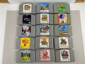 Nintendo 64 N64 Game Lot 45 Titles Japanese Version Bulk Retro Japan Rare - Picture 1 of 7