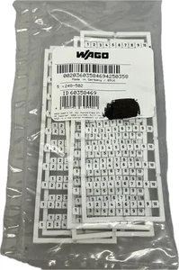 5 St. WAGO 248-502 Bezeichnungskarten WSB-BEZ AUFDR: 1-10 - Bild 1 von 1