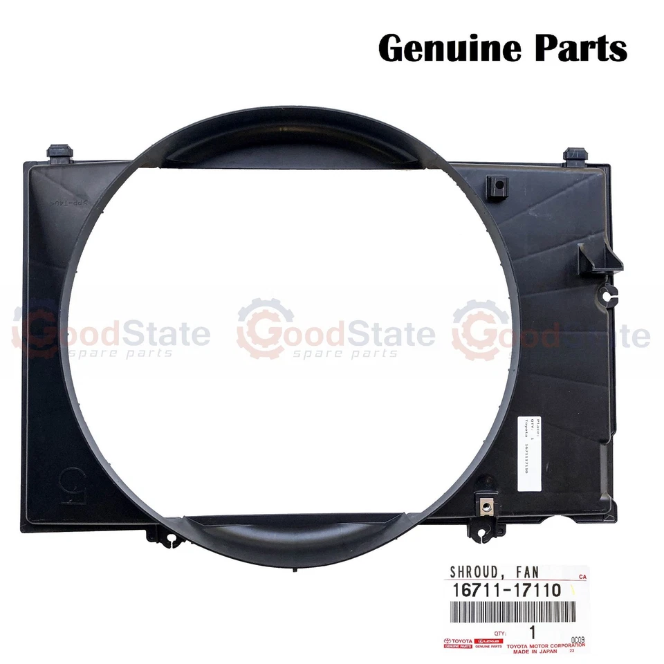 Genuine Toyota LandCruiser HZJ105 1HZ 4.2 Diesel Radiator Fan Shroud - Image 1 of 2
