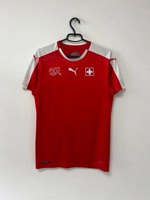 Switzerland 2016/2017 Home Jersey Trikot Football Shirt Puma Red Rare Mens sz M - Image 1 of 4