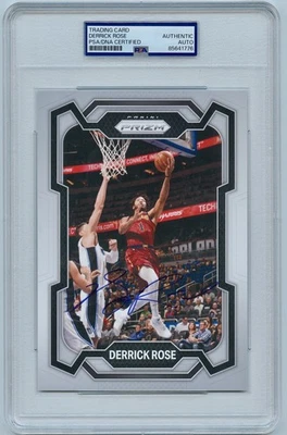 Derrick Rose Signed Autographed Jumbo 5x7 Panini Photo Cavaliers Psa/Dna Slabbed - Image 1 of 2
