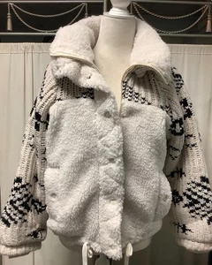 Blank NYC Full Zip Kragen Jacke Puffer Mantel SP - Bild 1 von 9