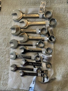 Craftsman 10pc Stubby Metric Combination Wrenches 9, 11-19mm, CMMT  - Blue - Picture 1 of 9