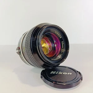 Nikon Nikkor 50mm f1.4 lens manual focus Nikon F Mount Fast Prime Lens Pre Ai - Picture 1 of 13