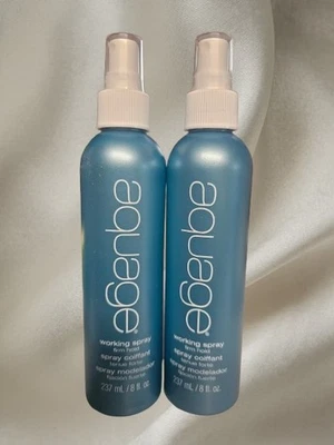 AQUAGE WORKING SPRAY 8 OZ FIRM HAIR STYLING HOLD HAIRSPRAY- NON AEROSOL -2 PACK  - Image 1 of 2