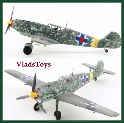 Hobby Master 1/48 BF 109E-3 Jan Reznak white2, 13.(slow.)/JG 52 Luftwaffe HA8724 - Image 1 of 4