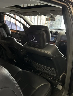 06-12 Mercedes X164 GL450 Rear LH Or RH Seat Headrest Screen Monitor Display BLK - Image 1 of 4