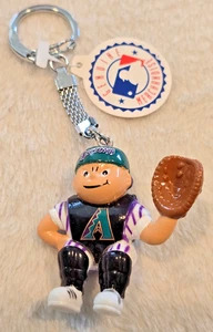 VINTAGE KEYCHAIN - LIL' SPORTS BRAT -MLB Arizona Diamondbacks Catcher - Picture 1 of 6