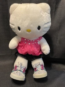 Hello Kitty Sanrio Build A Bear 18” No Bow With Shirt Skirt Shoes BAB - Picture 1 of 11