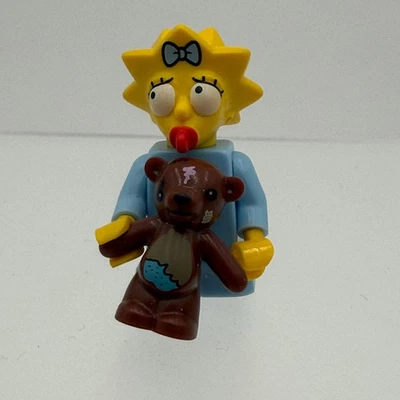 LEGO Maggie Simpson Minifigure w/Teddy Bear The Simpsons Series 1 2014 - Image 1 of 4