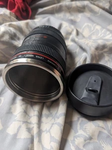 Whetstone 82-260FQ Camera Lens Coffee Mug with Lid - Picture 1 of 6