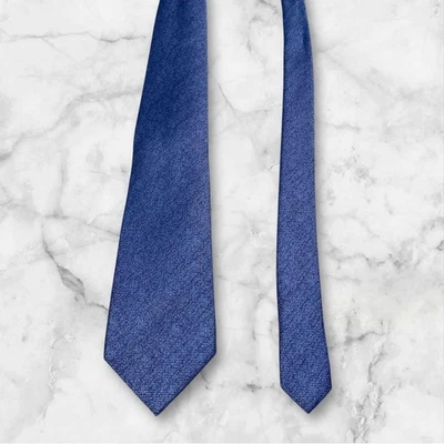 DRAKE'S DRAKE'S Tie Solid Blue Thick - Image 1 of 2