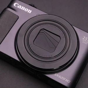 Cámara digital Canon PowerShot SX620 HS negra Wi-Fi zoom 25x COMO NUEVA probada desde Jp - Imagen 1 de 16