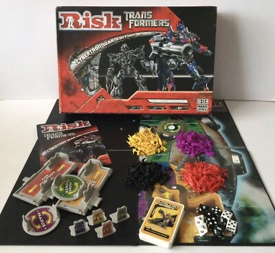 RISK Transformers Cybertron Battle War Edition Board Game Kids Family Strategy - Image 1 of 4