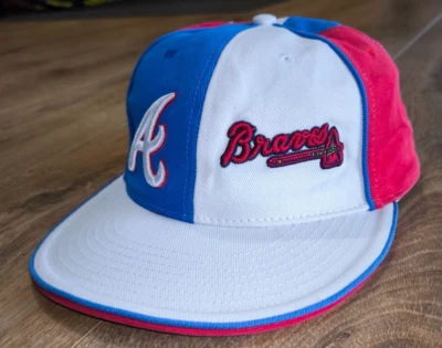 Vintage Atlanta Braves Twins Enterprise Painters Cap Hat MLB Baseball  - Image 1 of 4