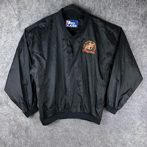 Vintage Seattle SuperSonics Jacket Mens Large Black Pull Over Pro Player 1996 Cover