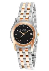 Gucci Women's G-Timeless Black Dial Stainless Steel Watch YA055531 ($1075 MSRP) - Picture 1 of 10