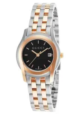 Gucci Women's G-Timeless Black Dial Stainless Steel Watch YA055531 ($1075 MSRP) - Image 1 of 4
