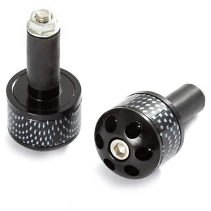 2x Stabilizzatori Contrappesi Manubrio Bilancieri Antivibranti Moto 13mm Nero - Foto 1 di 1