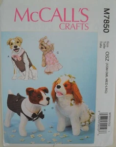 McCalls 7850 - Haustierkleidung: Weste, Jacke, Kleider. - Bild 1 von 2