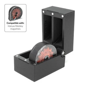 Hatsan/Webley Magazine Case (Barrage BullMaster Flash Hydra Invader) Magnet Box - Picture 1 of 12