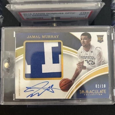Jamal Murray Rookie Auto Inmaculado/10 Foto 1 de 4