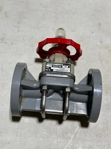 ONE (1) NEW ASAHI 3/4" CPVC EPDM AV Flanged Diaphragm Valve 150PSI - Picture 1 of 9