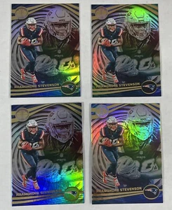 (4) 2023 Panini Illusions Rhamondre Stevenson Base Cards #77 Lot Patriots - Picture 1 of 2
