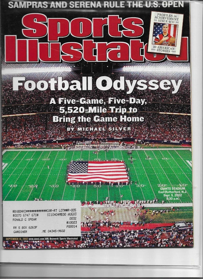 Sports Illustrated - Football Covers - 2001 & 2002 - U Pick - Image 1 of 1