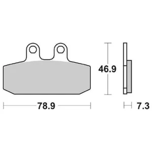 PASTIGLIE FRENO SBS 108MS - Foto 1 di 2
