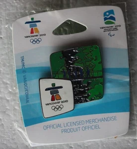 Suspension bridge  Authentic 2010 Vancouver Olympic pin button pack New - Picture 1 of 2
