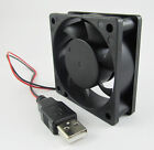 USB Powered Brushless DC Cooling Fan 5V 60 x 60 x 25mm 6025 Fit computer cases