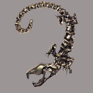 BRONZE RATTE SKELETT EAR CUFF Gothic Nager Punk Maus Ohrstecker Steampunk 6Z - Bild 1 von 3