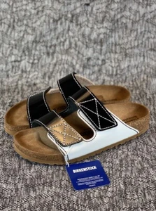 Birkenstock x Proenza Schouler Arizona Sandal Size 38 Narrow Black / White - Imagen 1 de 5