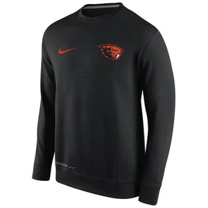 NIKE OREGON STATE BEAVERS KO KETTE FLEECE CREW PULLOVER SWEATSHIRT HERREN KLEIN - Bild 1 von 2