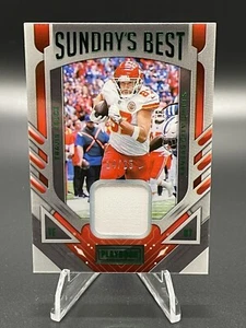 2022 Playbook Sundays Best Green Travis Kelce /25 SSP #SB-22 Chiefs - Picture 1 of 3