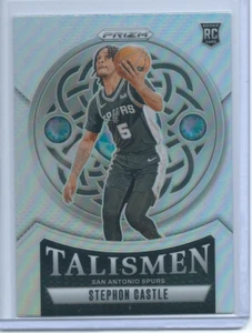 Stephon Castle Rookie RC Silver Prizm Talismen 2024-25 Panini Prizm Basketball - Picture 1 of 2