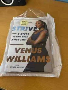 Brand New Autographed Venus Williams Signed Book STRIVE Tennis - Picture 1 of 1